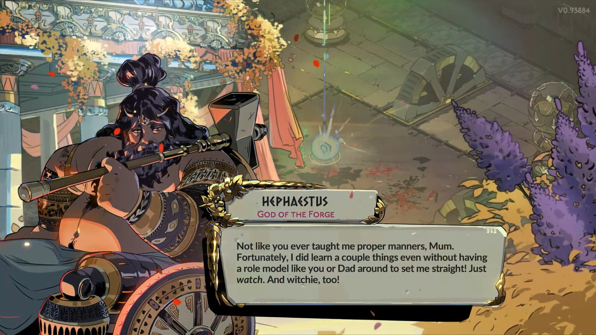 Hephaestus in Hades 2 Best Gods