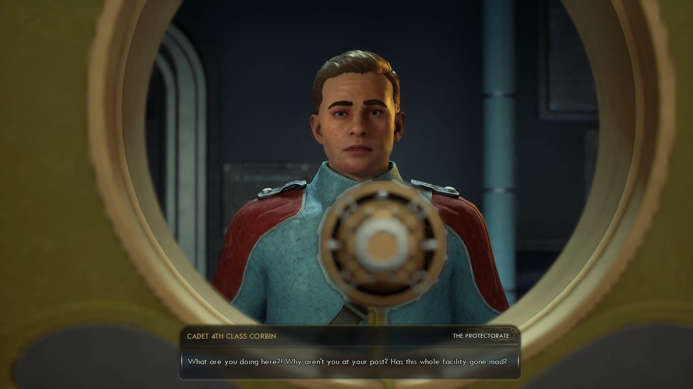 A Cause Worth Killing For in The Outer Worlds 2 - ttalk to corbin