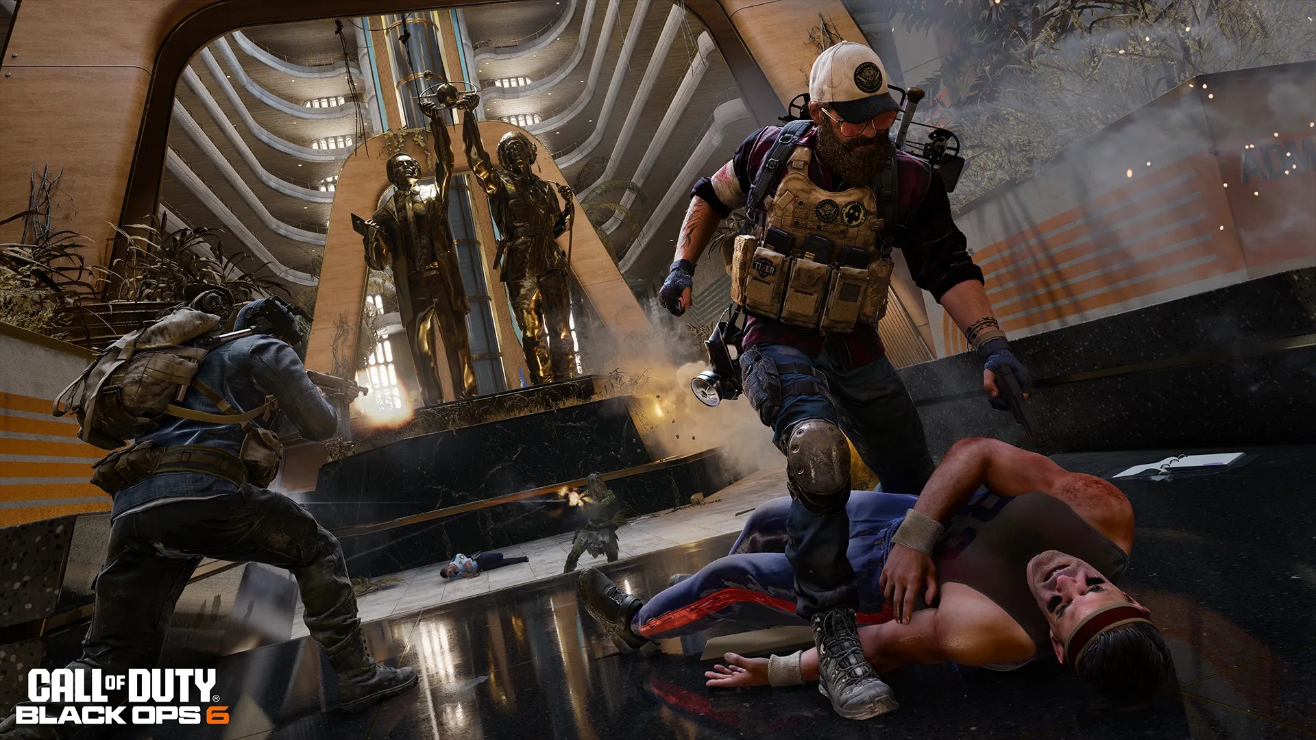Muiltiple Operators engaging in fights on all new Multiplayer maps in Black Ops 6 Season 6