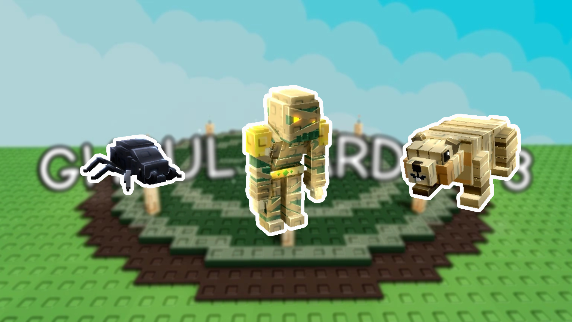 New pets in Ghoul Garden 3 (Image via Roblox Corporation)