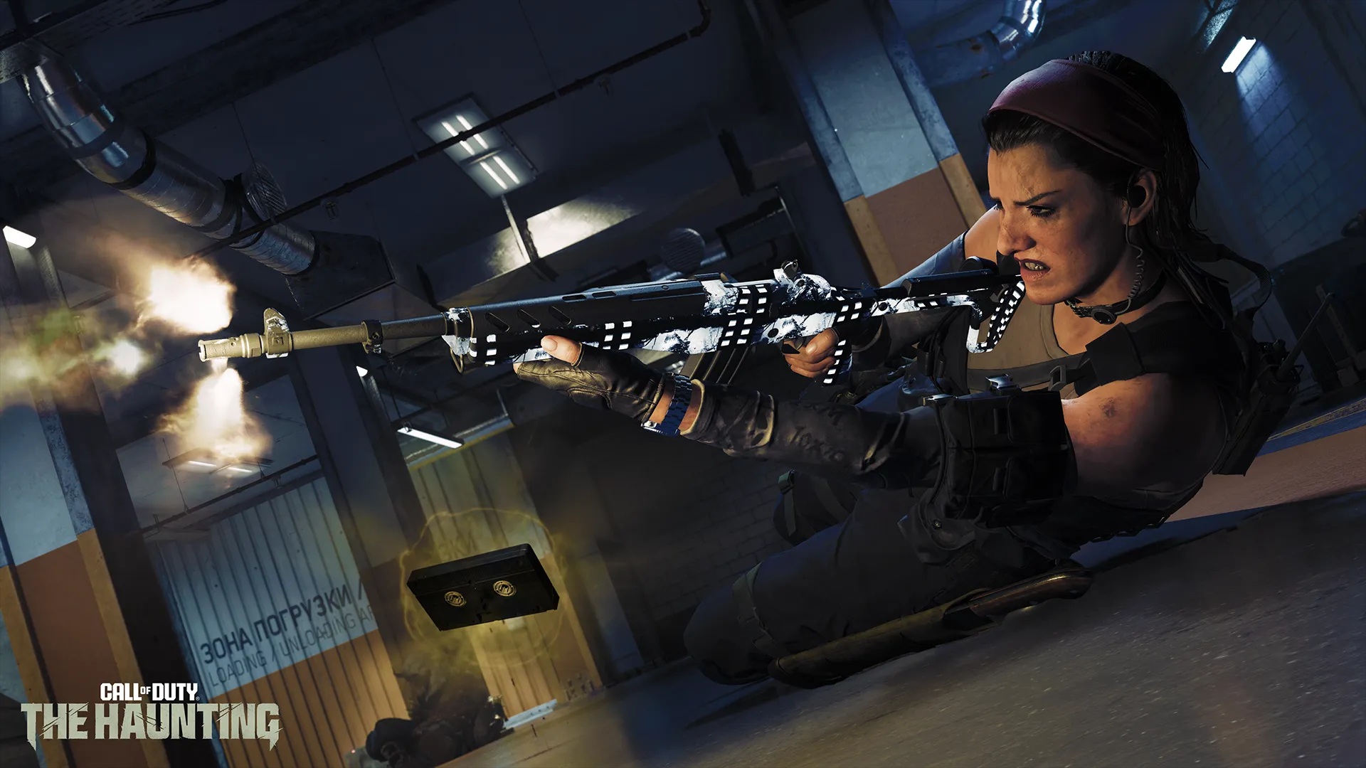 An Operator using a new weapon attachment in Black Ops 6 and Warzone Season 6