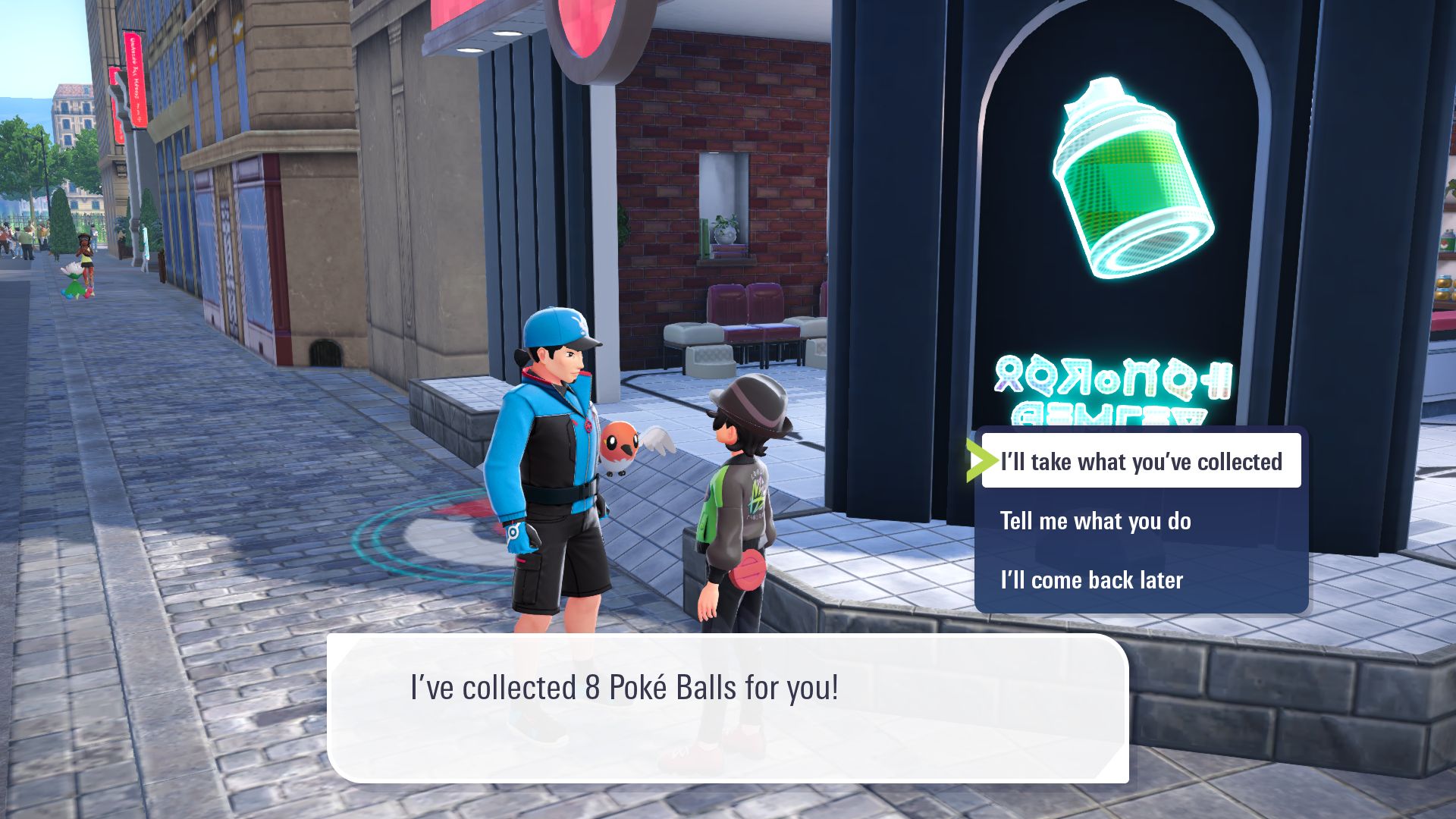 An NPC now retrieves your lost Pokeballs in Legends Z-A (Image via The Pokemon Company)