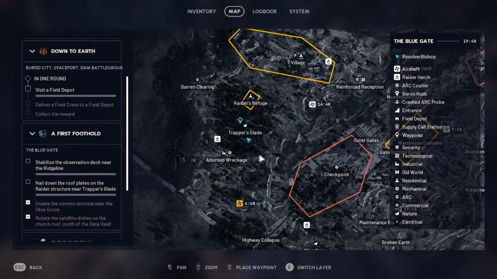 Arc Raiders First Foothold - Nail Down the Roof Plates on the Raider Structure Near Trapper’s Glade Location