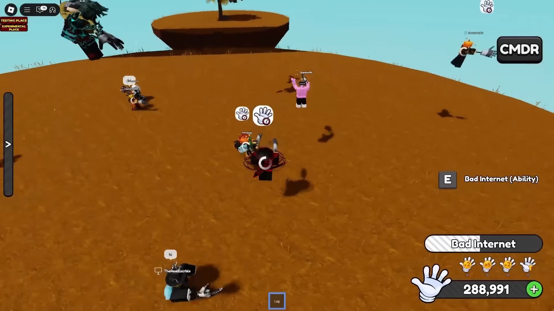 Bad Internet ability (Image via Roblox Corporation)