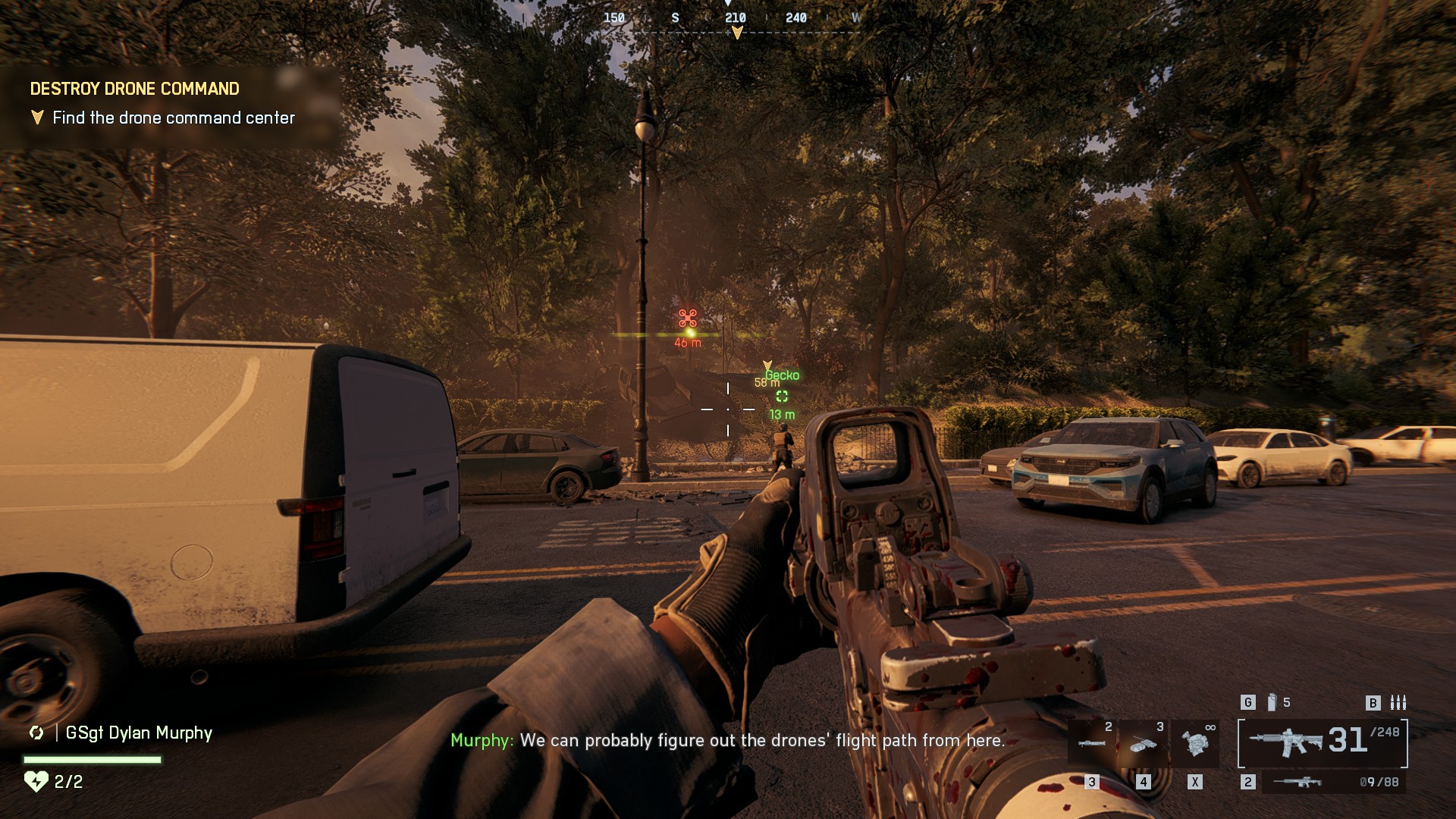 An Operator walknig with a rifle in the Battlefield 6 Campaign