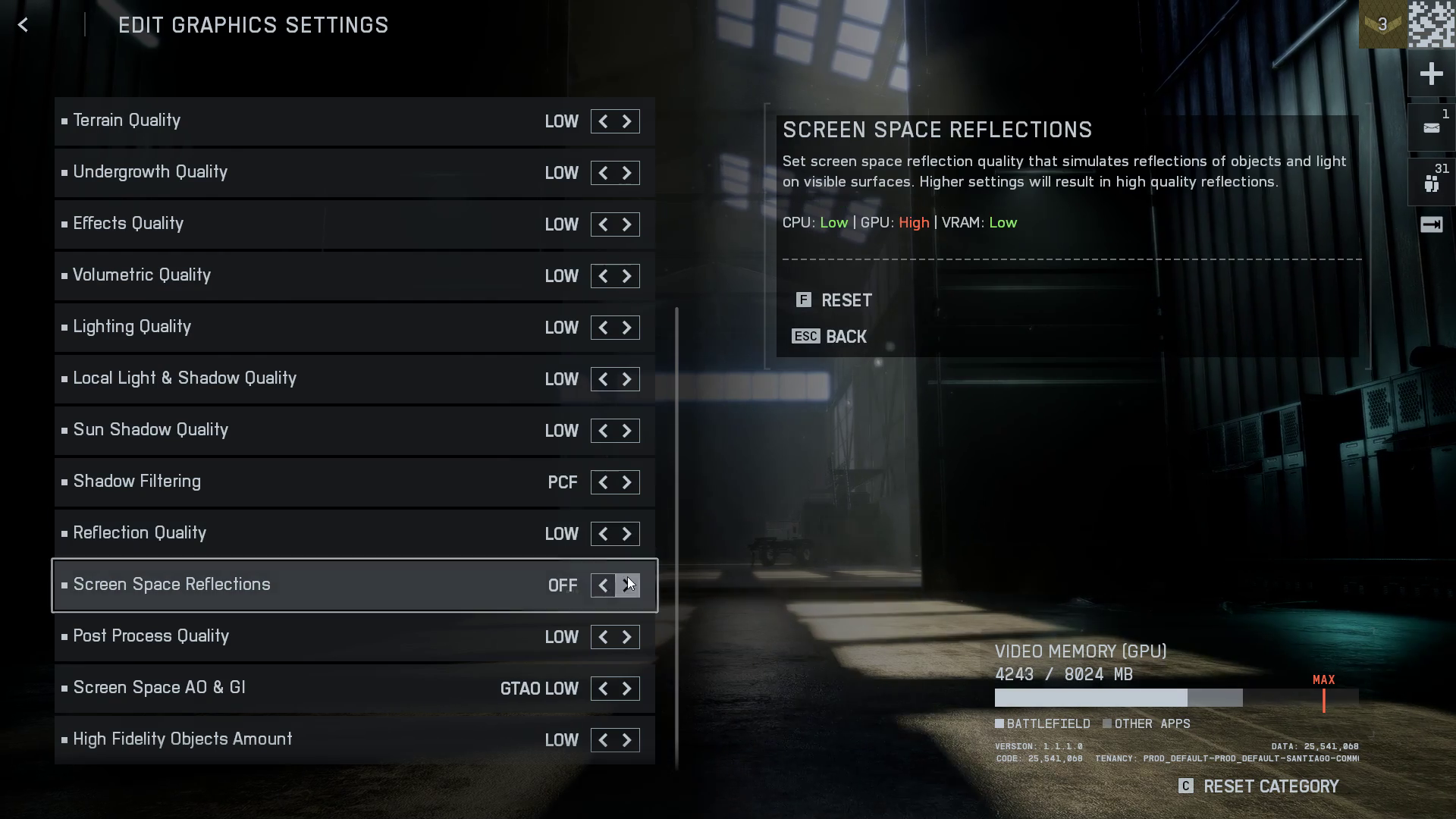 Battlefield RedSec Settings Page 2 (Image via Electronic Arts)