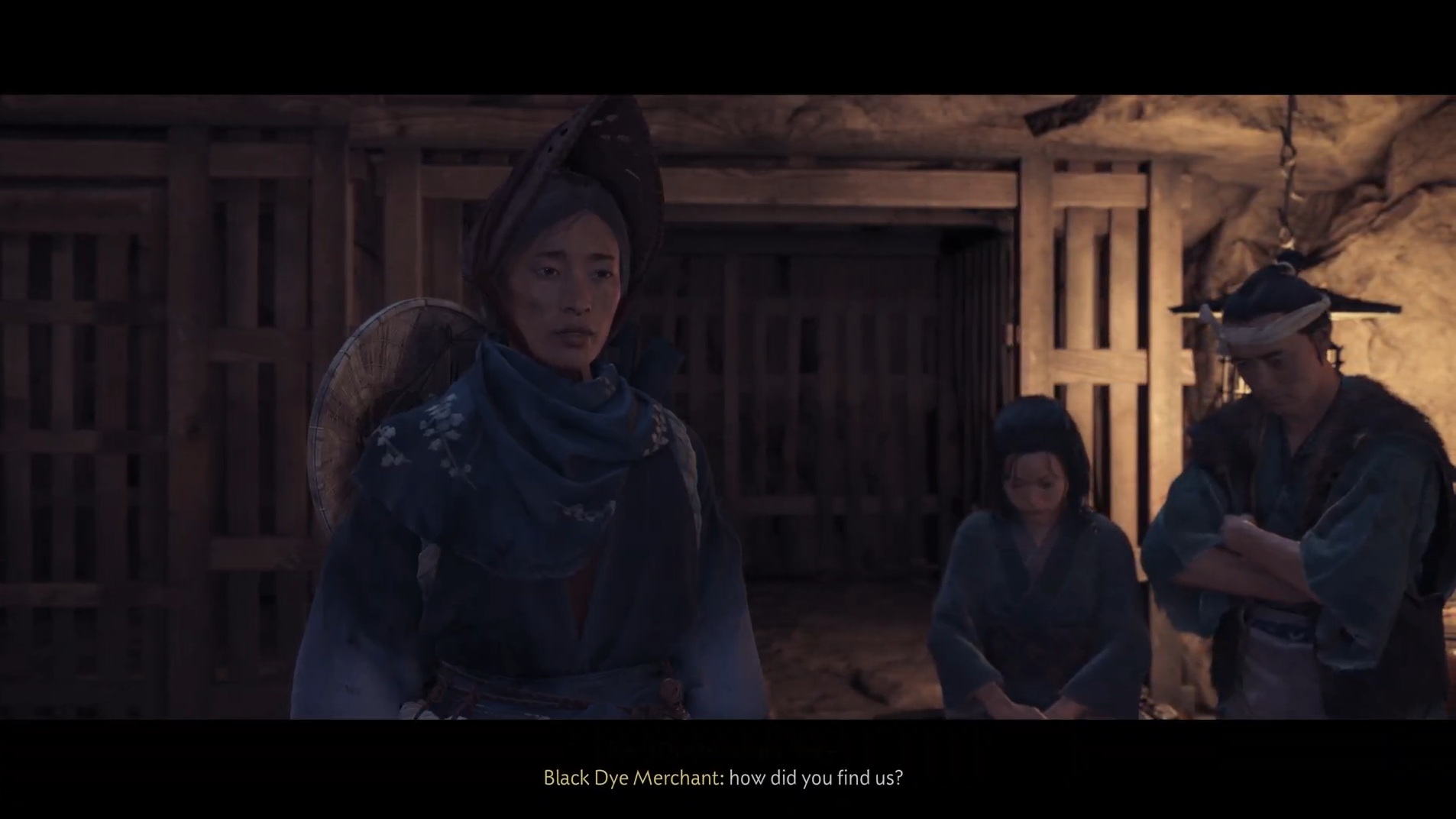 Save the Black Dye Merchant (Image via Deltia's Gaming and Sucker Punch)
