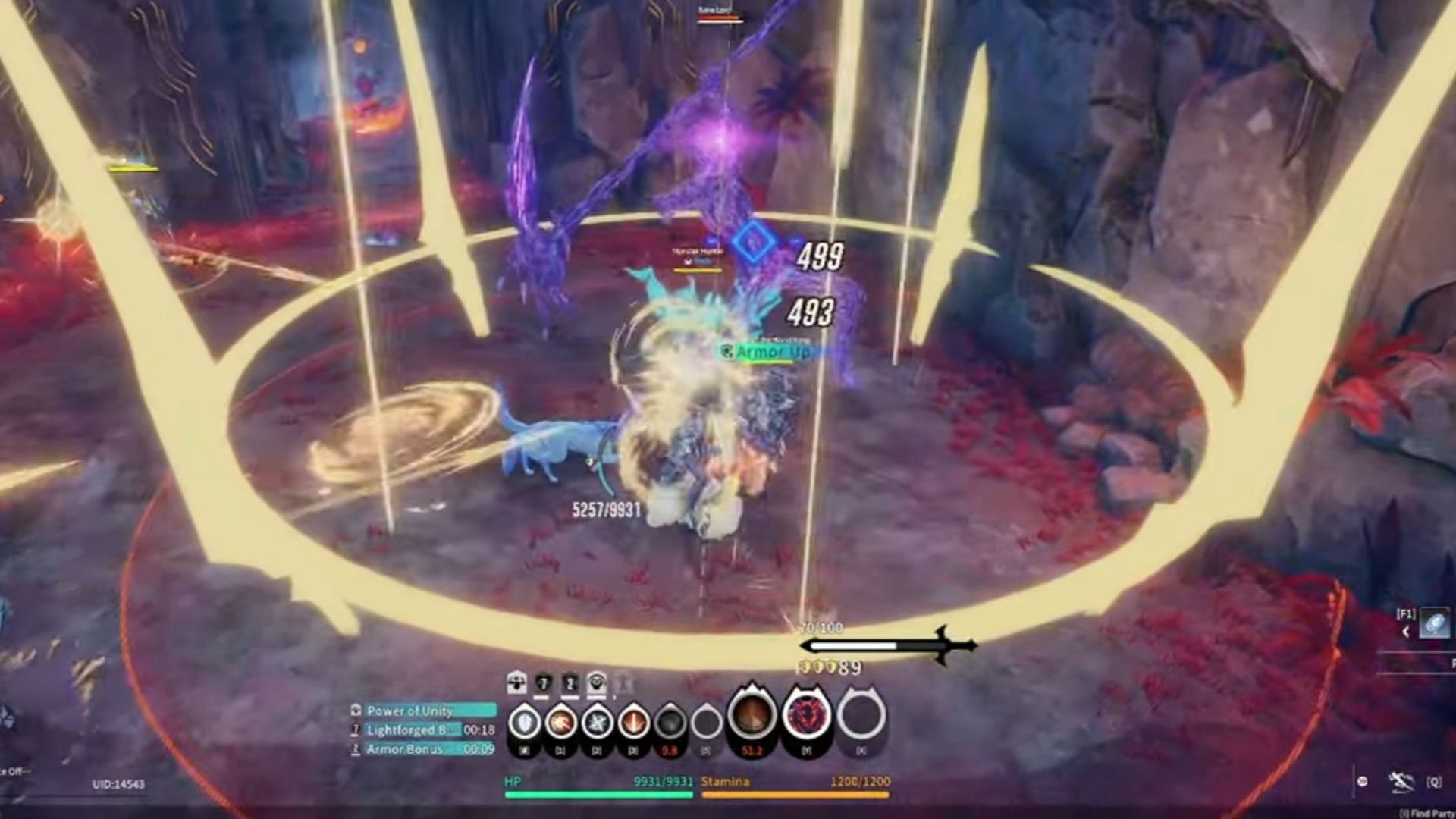 Bane Lord executing AoE attack (Image via A Plus)