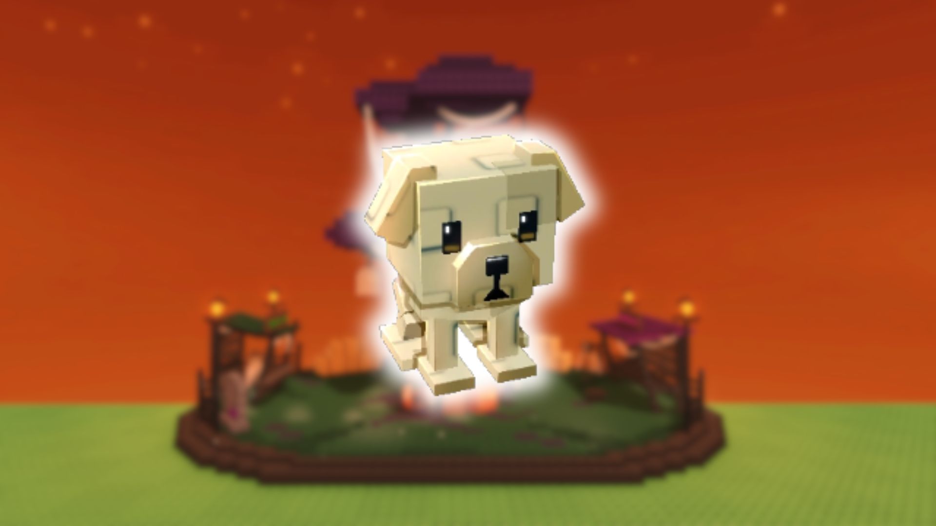Bone Dog Pet in Grow a Garden (Image via Roblox Corporation)