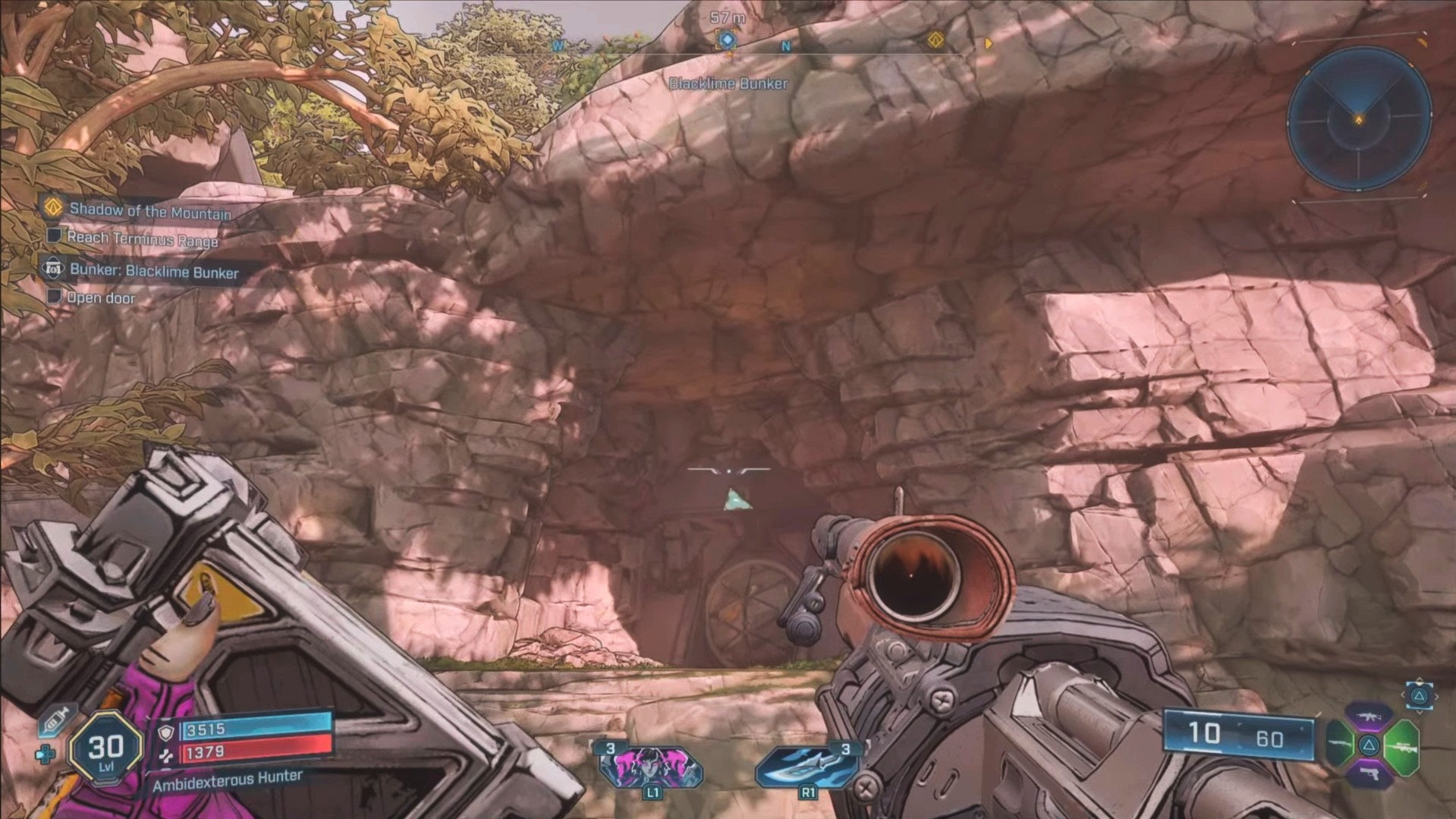 Throw the corrosive canister at the bio-armored door (Image via 2K)