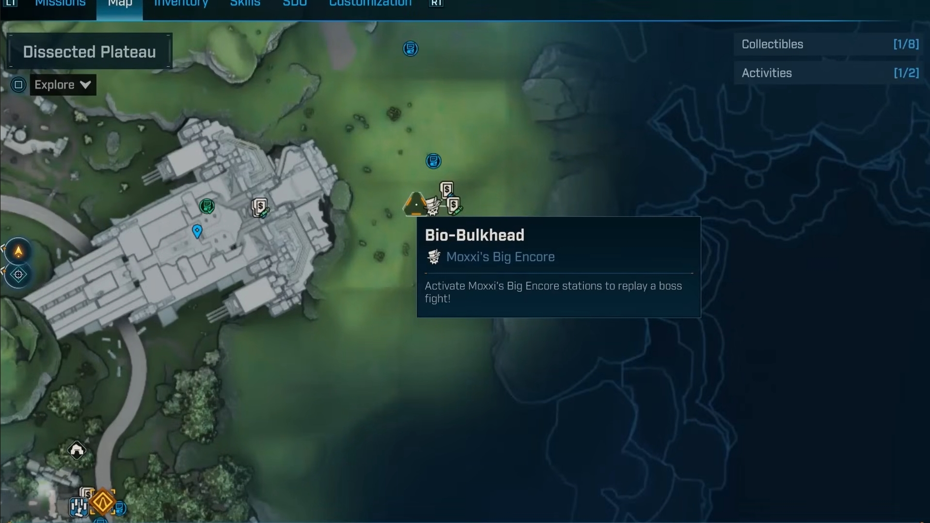 Bio-Bulkhead location (Image via 2K)