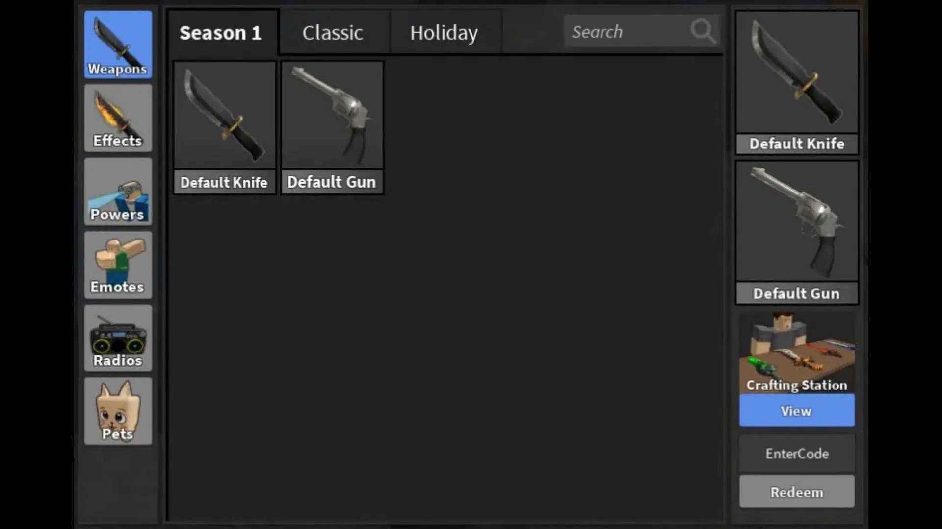 Code redemption box