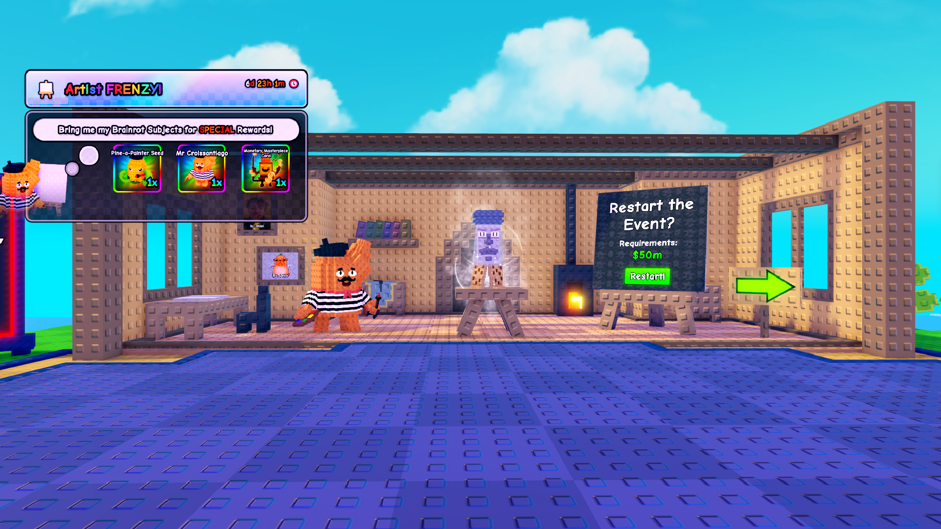 Complete the event for exclusive rewards (Image via Roblox Corporation)