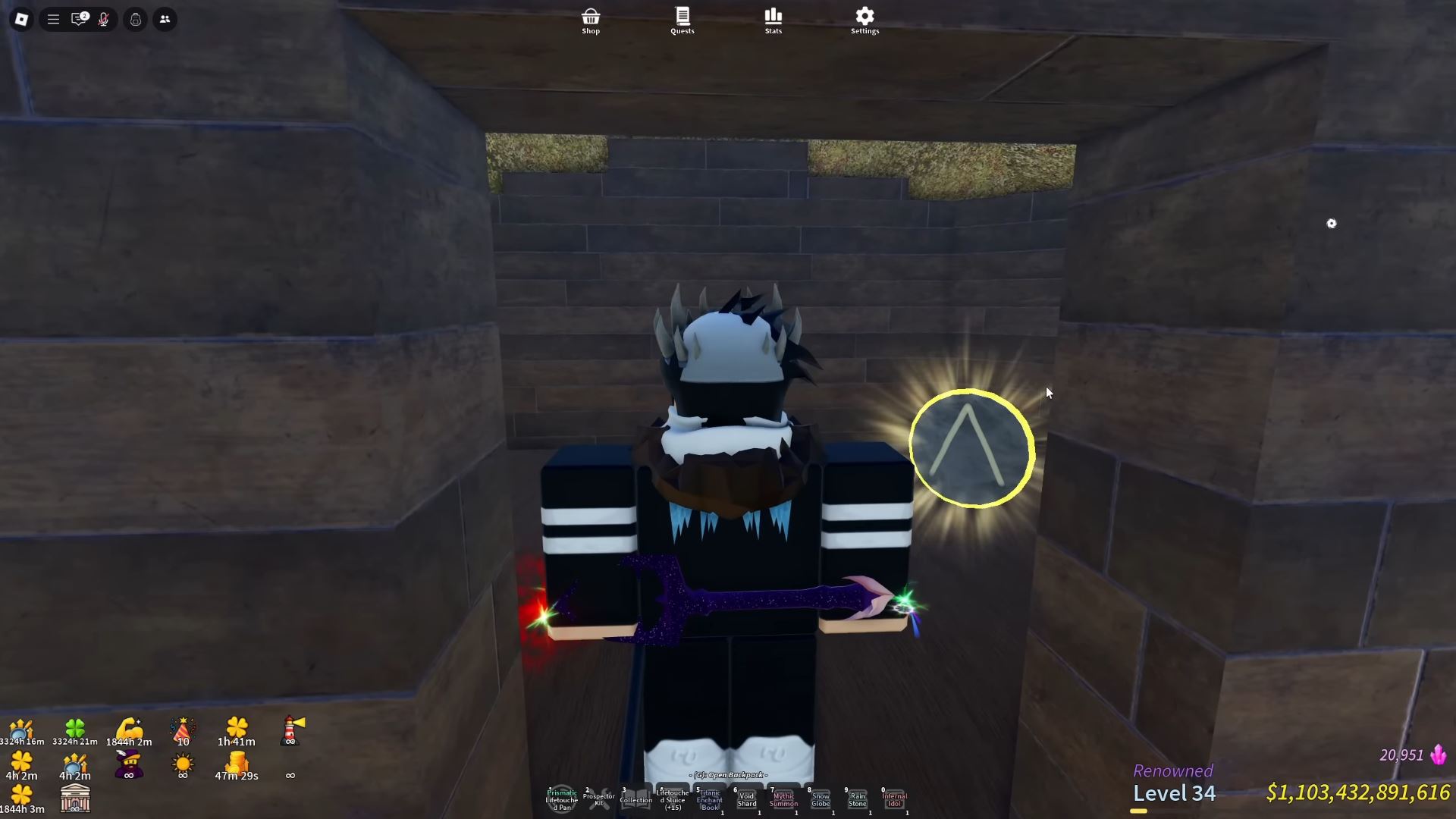 Critical I Rune (Image via Roblox Corporation)