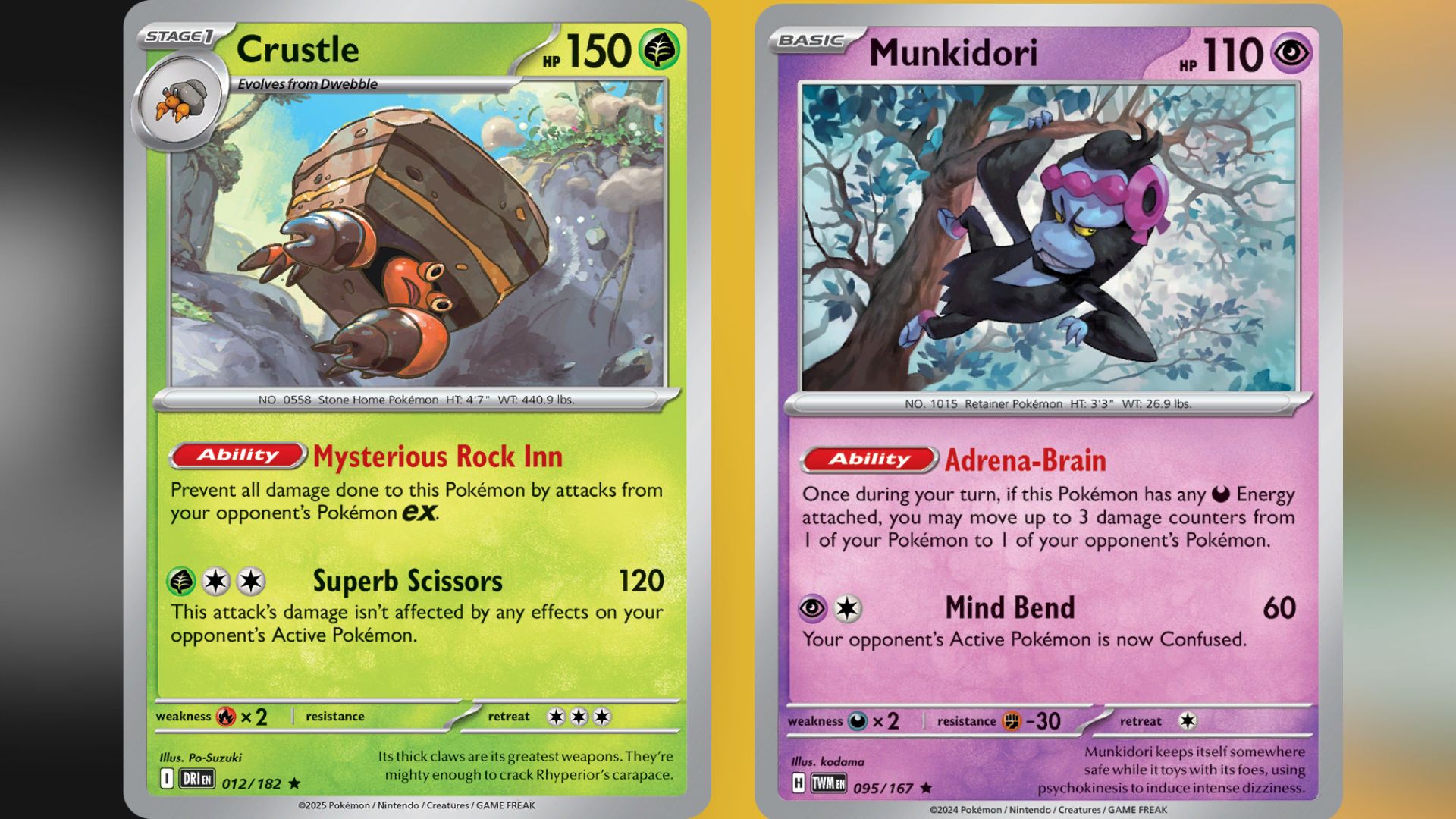 Crustle and Munkidori (Image via TPC)