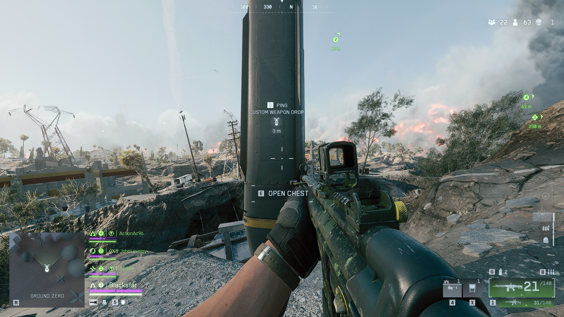 Custom Weapon Drop in Battlefield RedSec