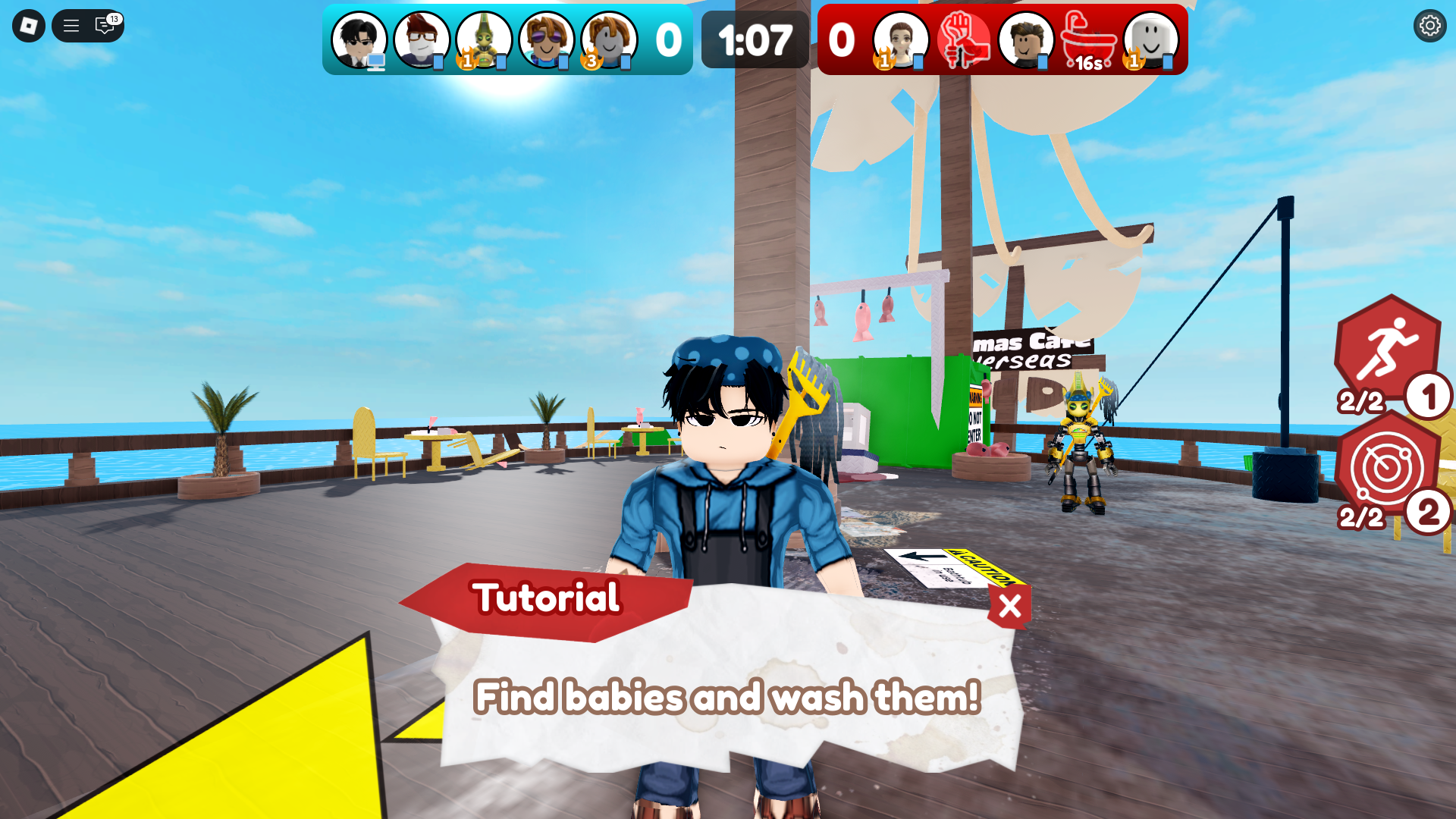 Bathe Da Baby (Image via Roblox Corporation)