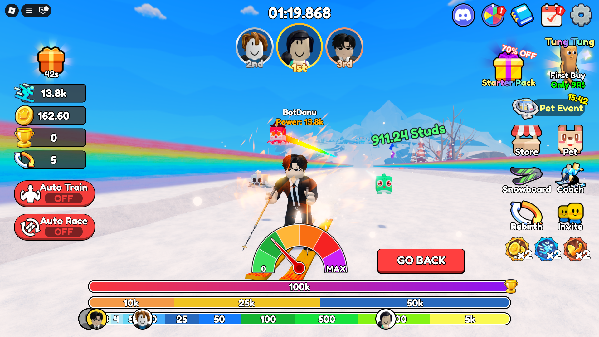 Ski Racing (Image via Roblox Corporation)