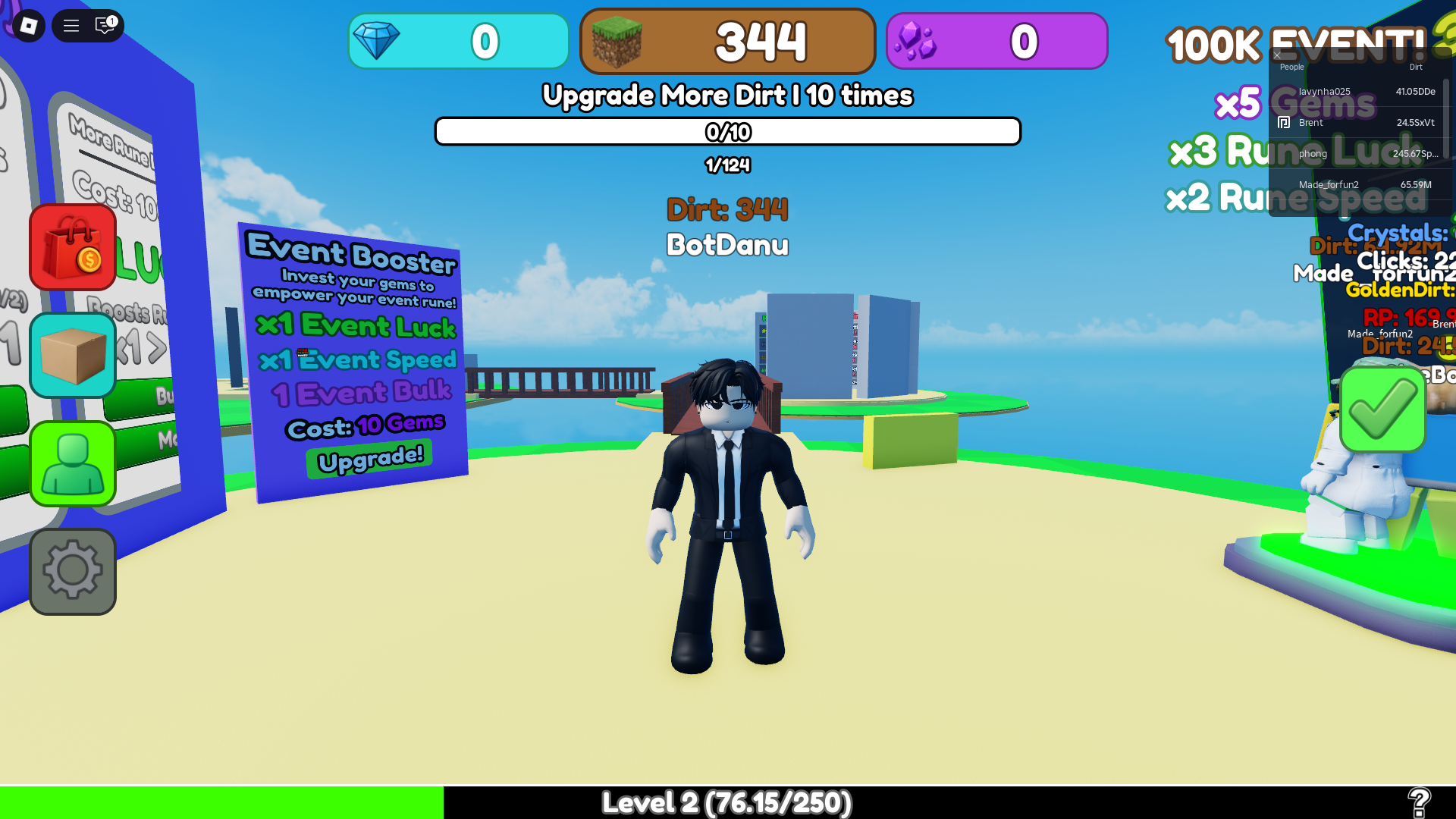 Dirt Incremental (Image via Roblox Corporation)