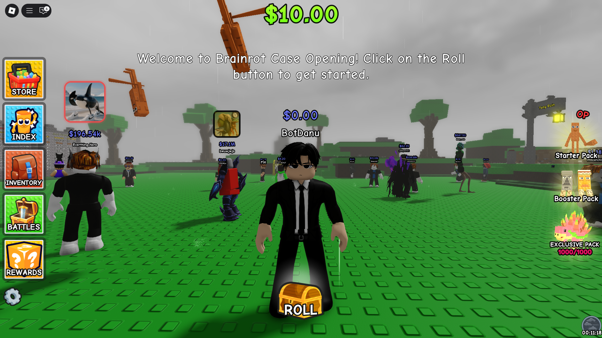 Brainrot Case Opening (Image via Roblox Corporation)