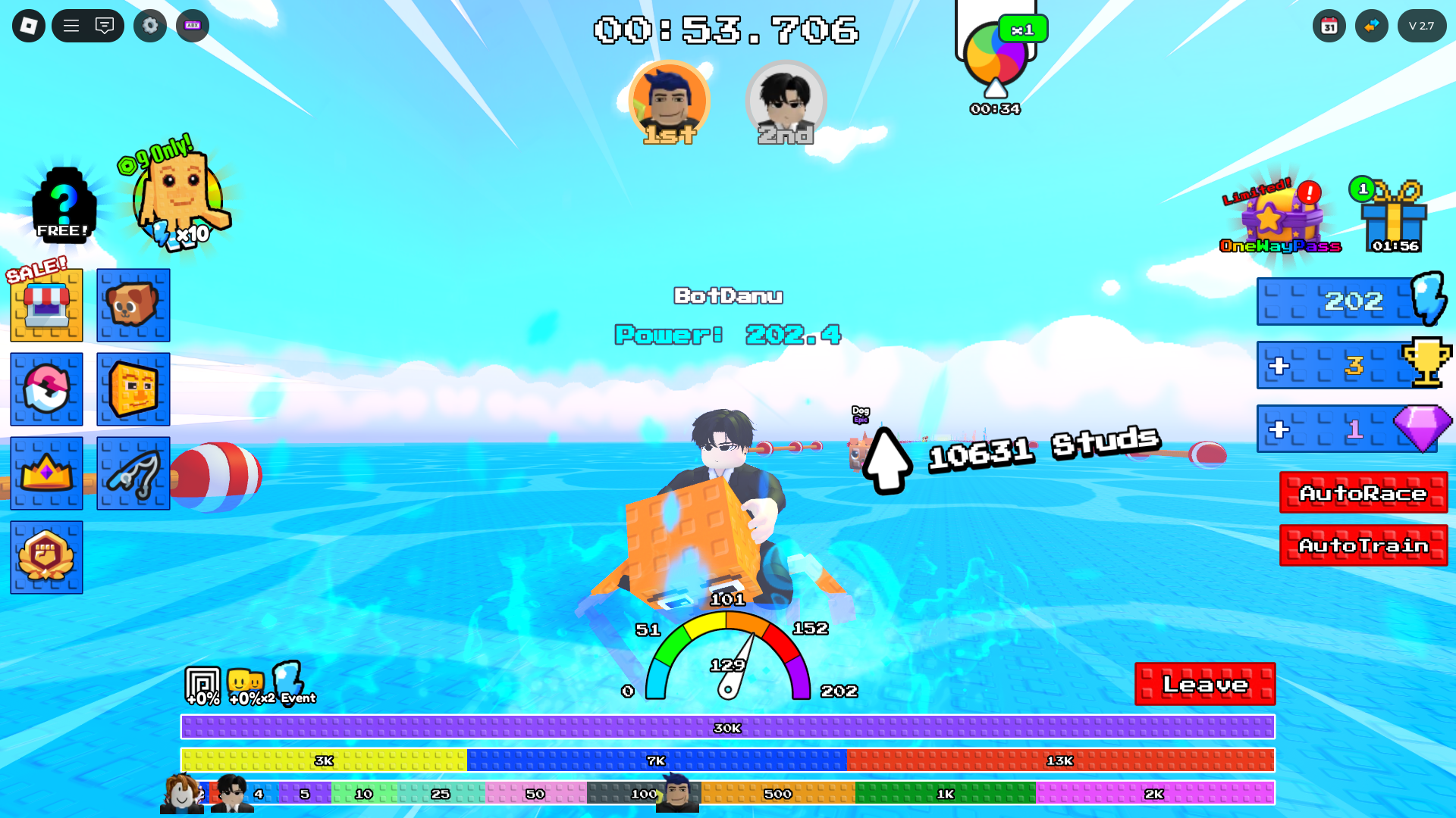 Swim with Brainrot (Image via Roblox Corporation)