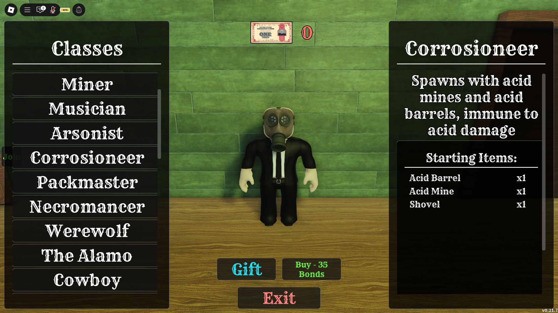 Dead Rails Corrosioneer Class Guide (Image via Roblox Corporation)
