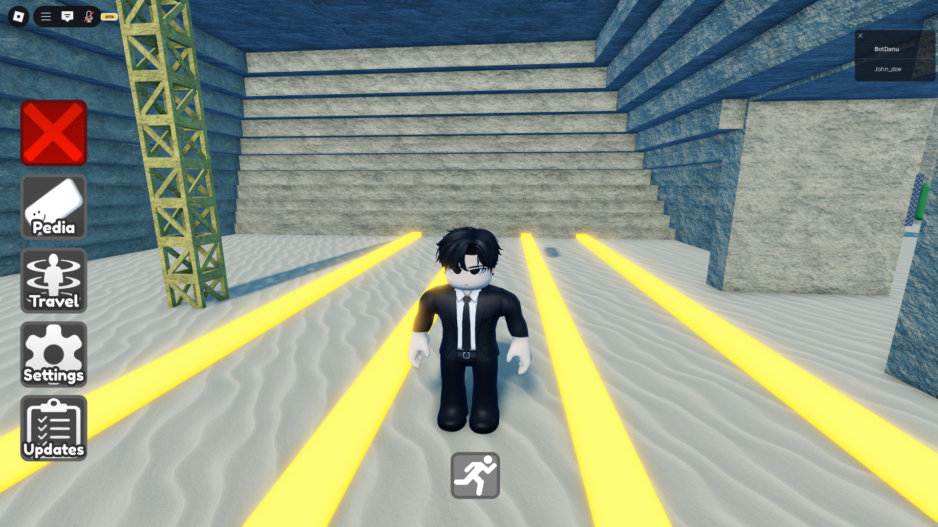 Inside the pyramid (Image via Roblox Corporation)
