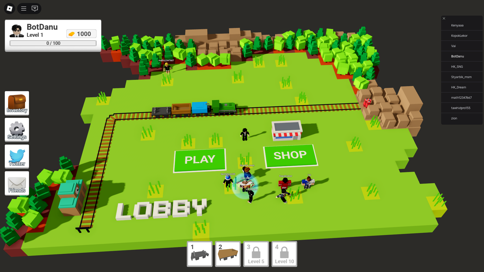 Rail Frenzy (Image via Roblox Corporation)