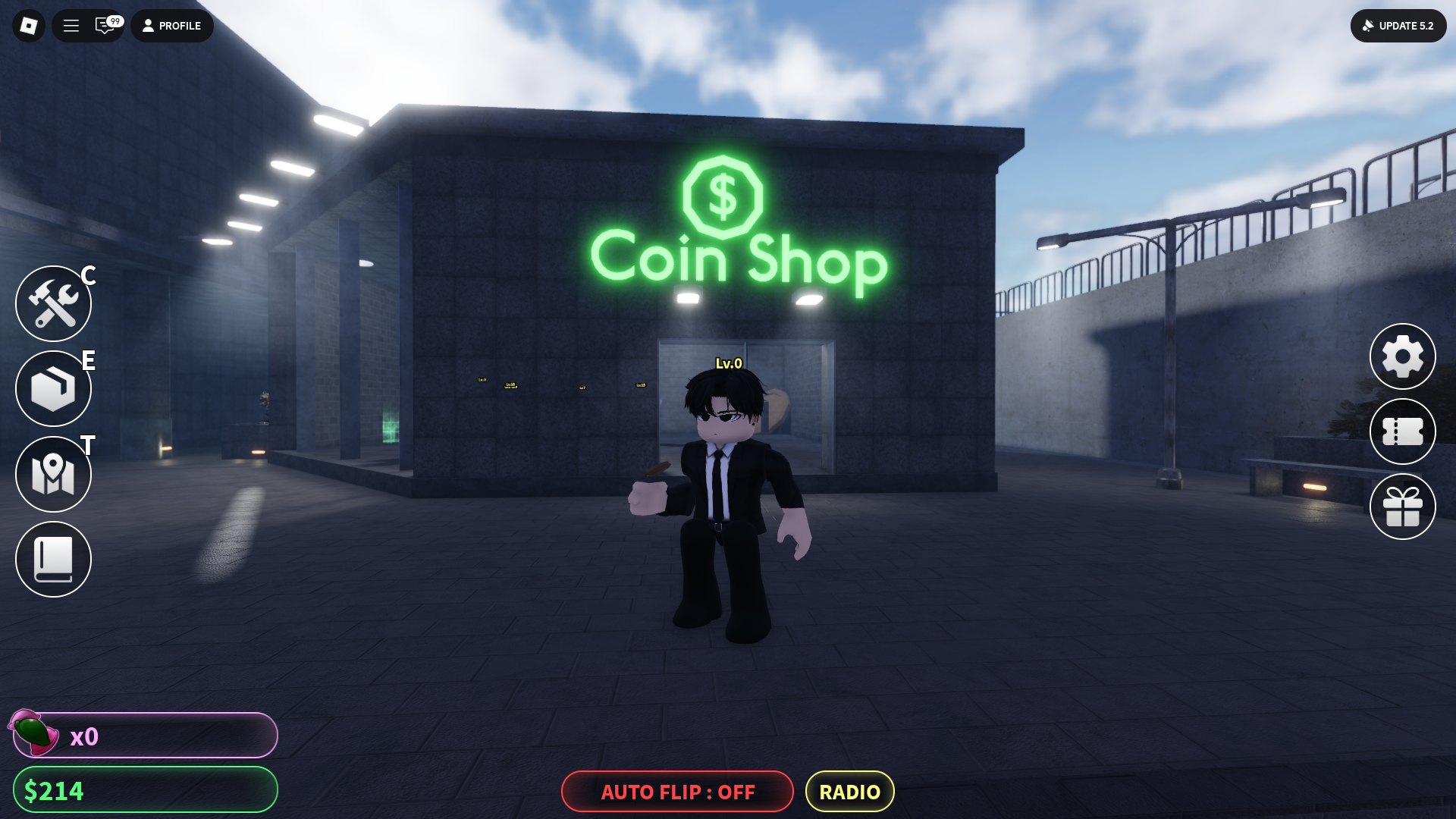 Coin Shop (Image via Roblox Corporation)