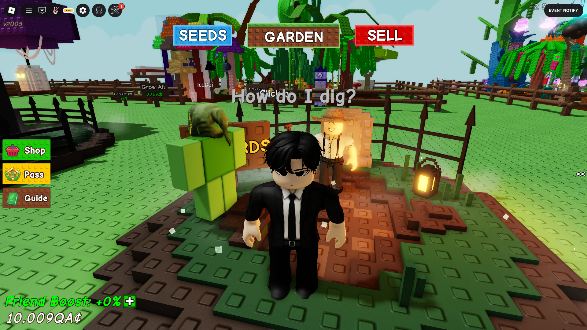 Get More Digs in Grow a Garden (Image via Roblox Corporation)