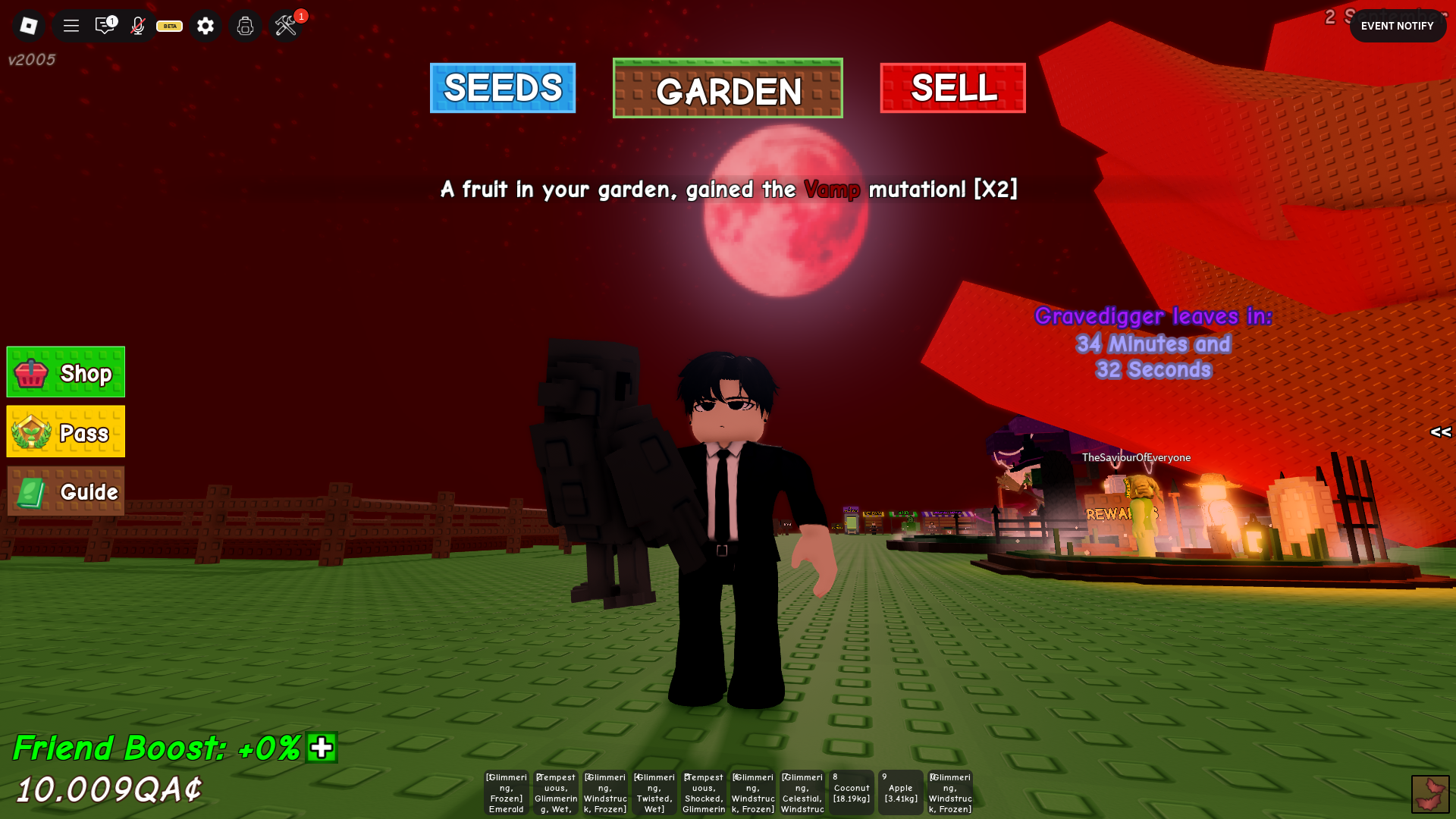 Crow (Image via Roblox Corporation)