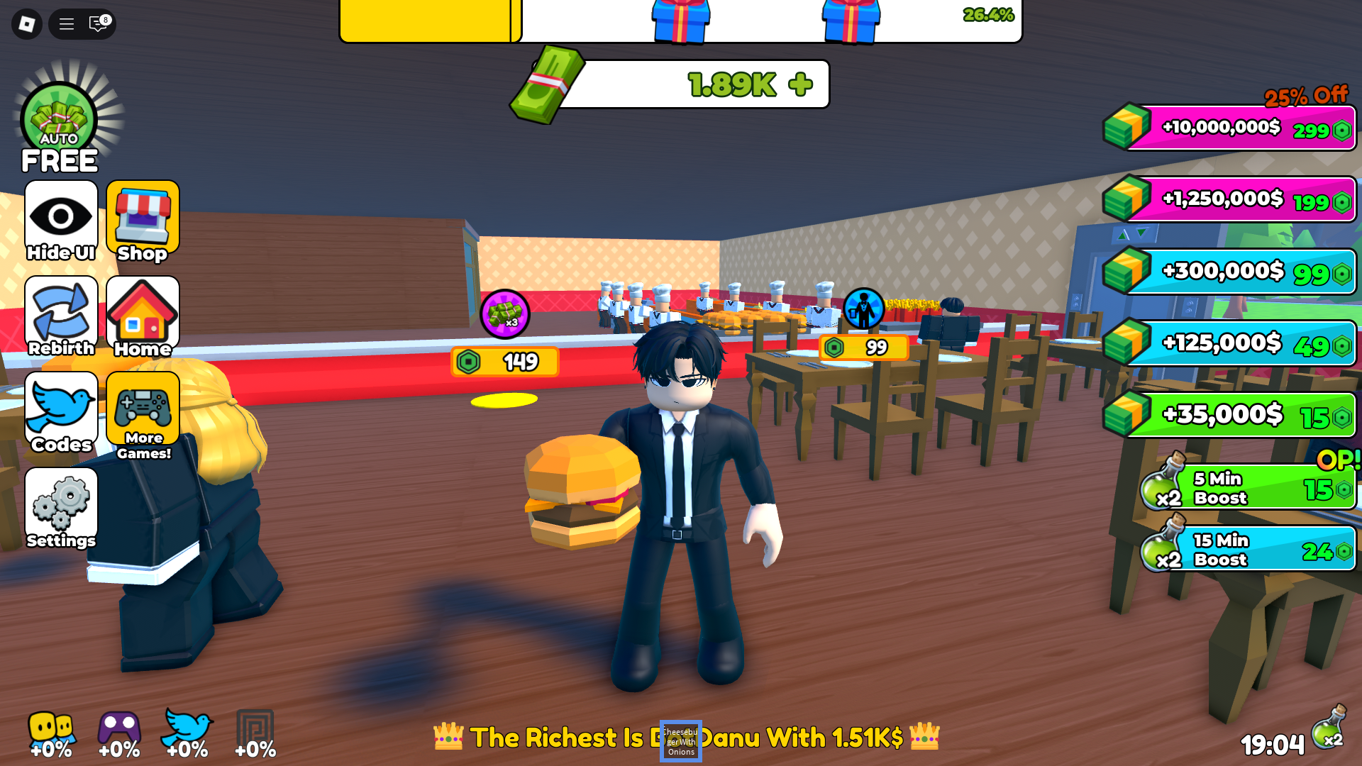 Burgeria Tycoon (Image via Roblox Corporation)