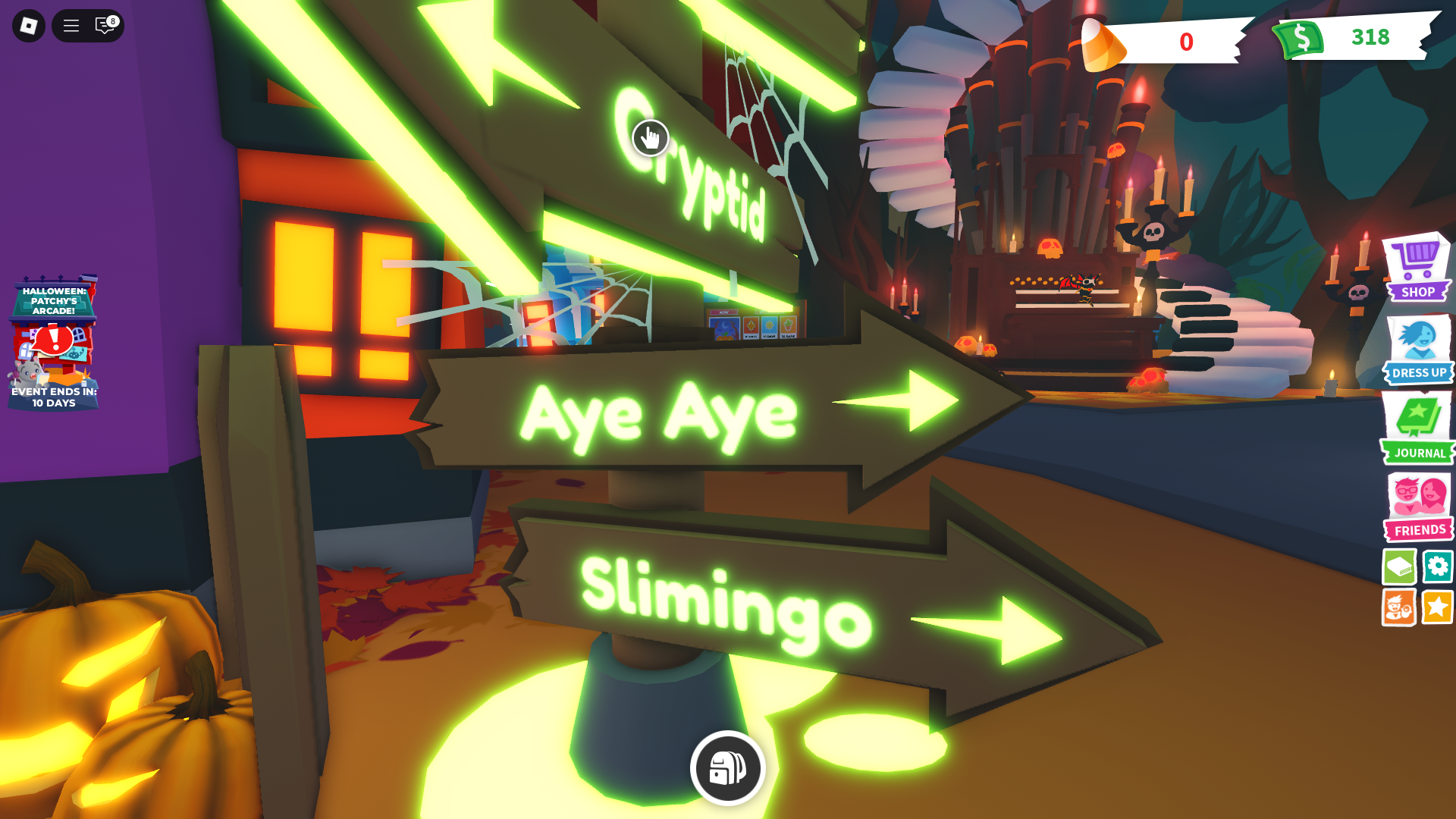 Aye Aye and Slimingo Pets (Image via Roblox Corporation)