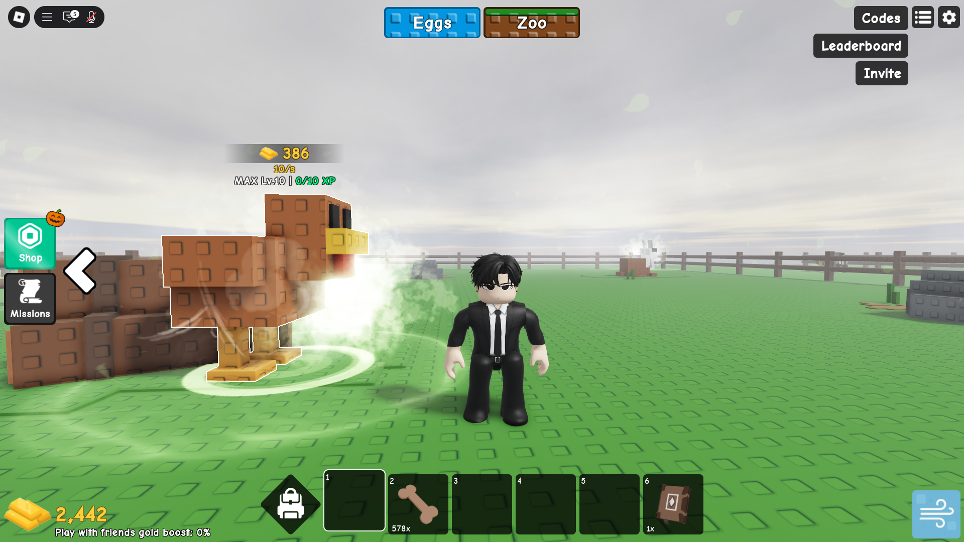 Grow Big Animals (Image via Roblox Corporation)