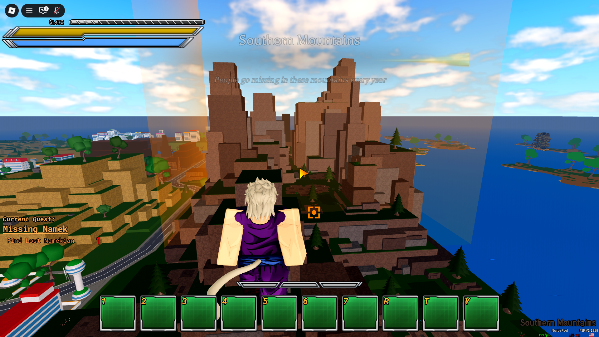 Missing Namekian Location (Image via Roblox Corporation)
