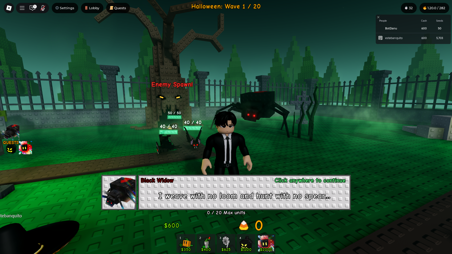 First wave (Image via Roblox Corporation)
