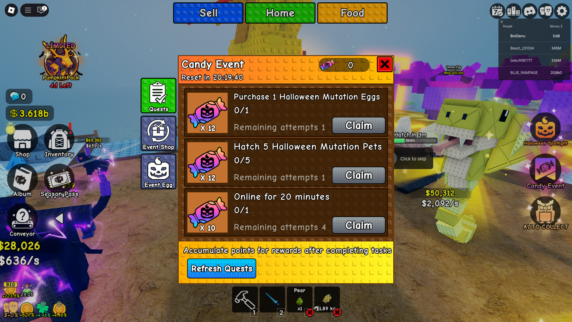 Candy Event (Image via Roblox Corporation)