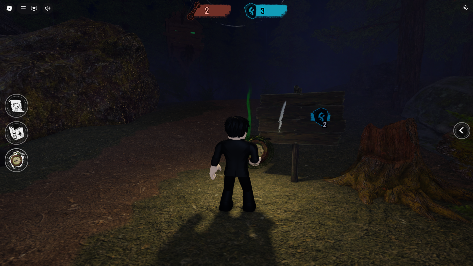Follow the compass (Image via Roblox Corporation)