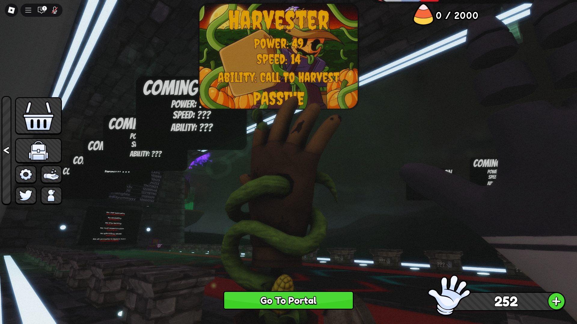 Harvester Glove in Slap Battles (Image via Roblox Corporation)