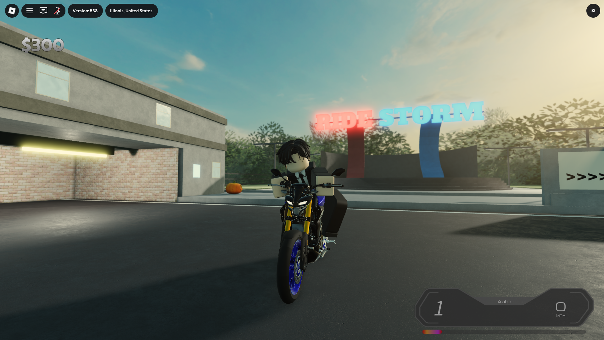 Ride Storm (Image via Roblox Corporation)