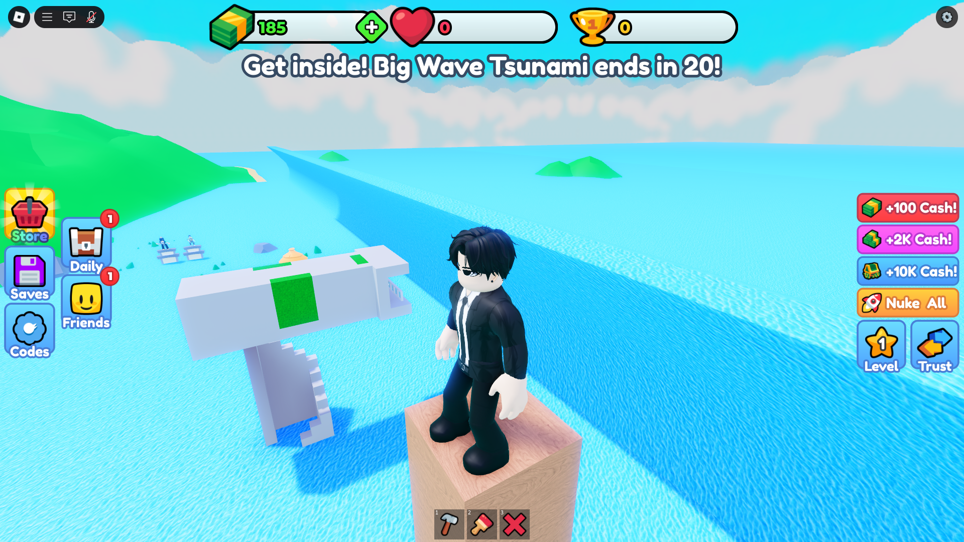 Build & Survive Tsunami (Image via Roblox Corporation)