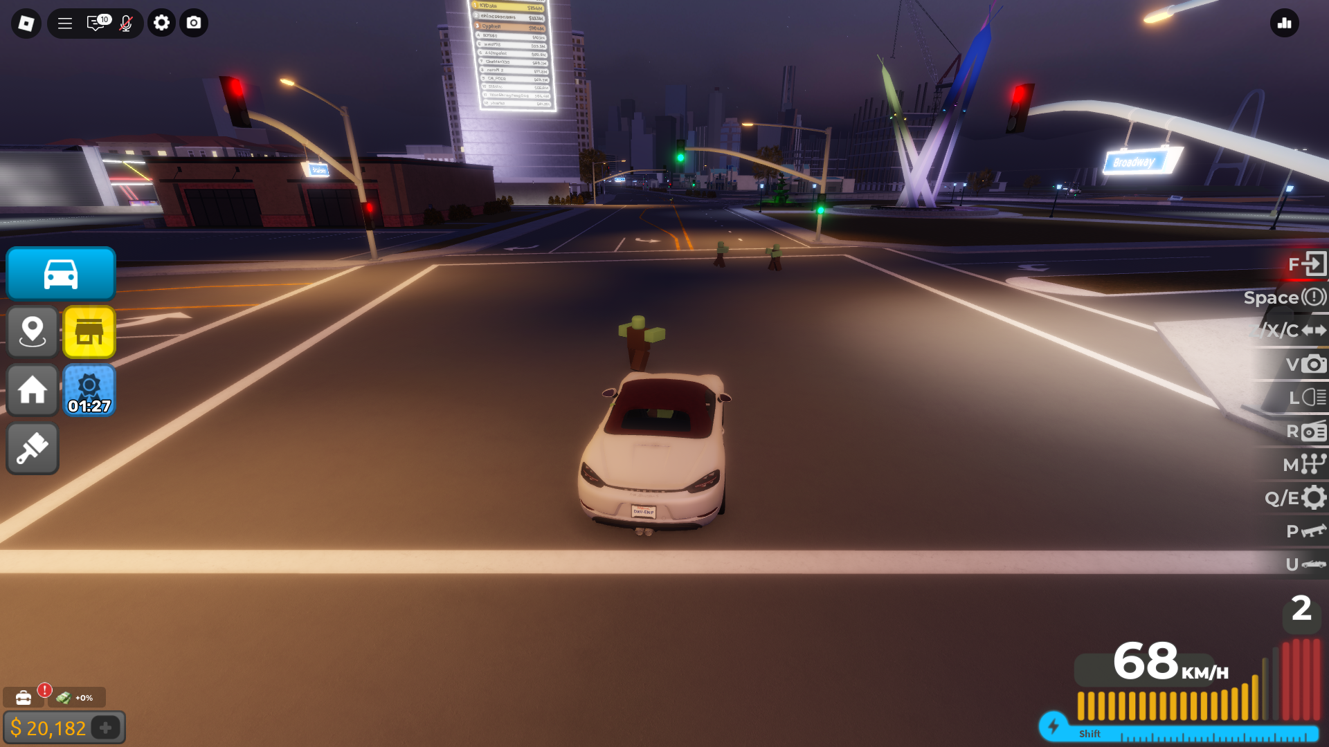 Zombies spawning in Intersection (Image via Roblox Corporation)