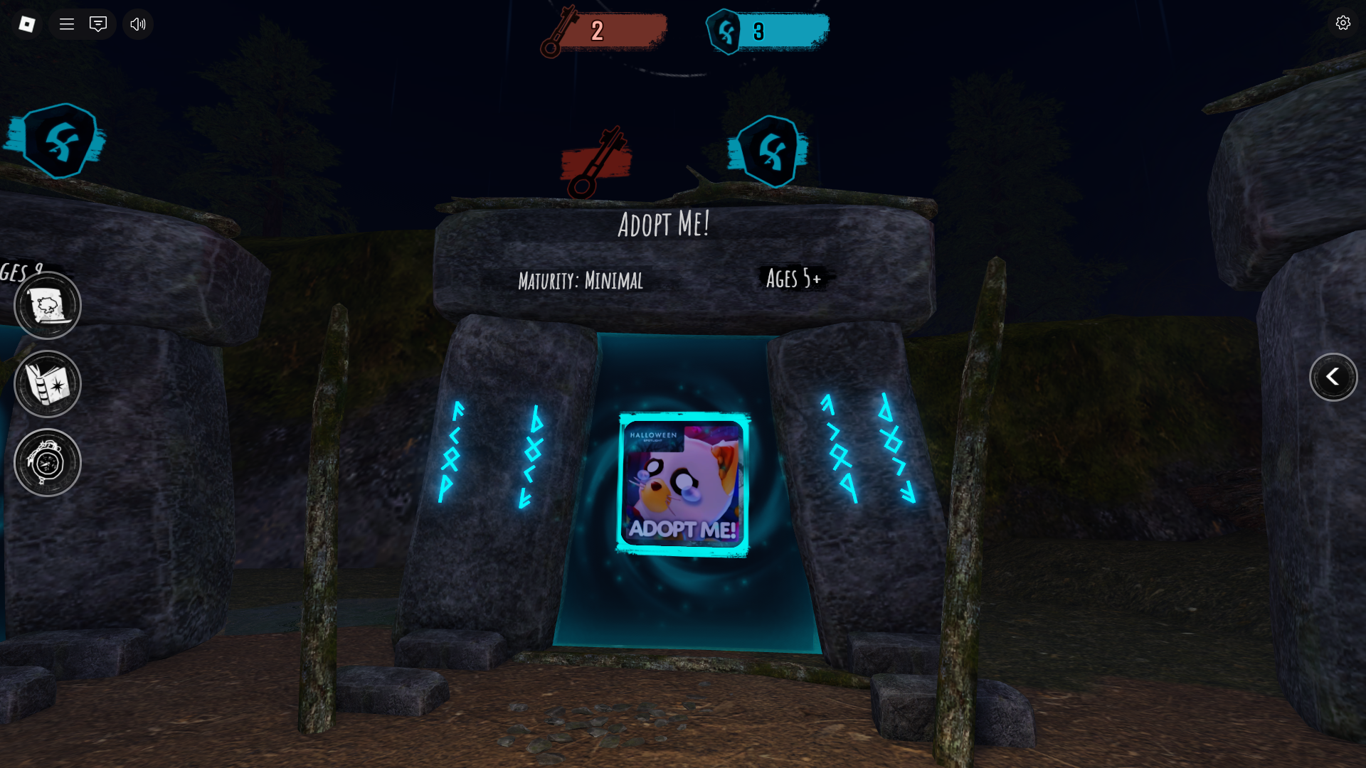 Halloween Spotlight Adopt Me (Image via Roblox Corporation)