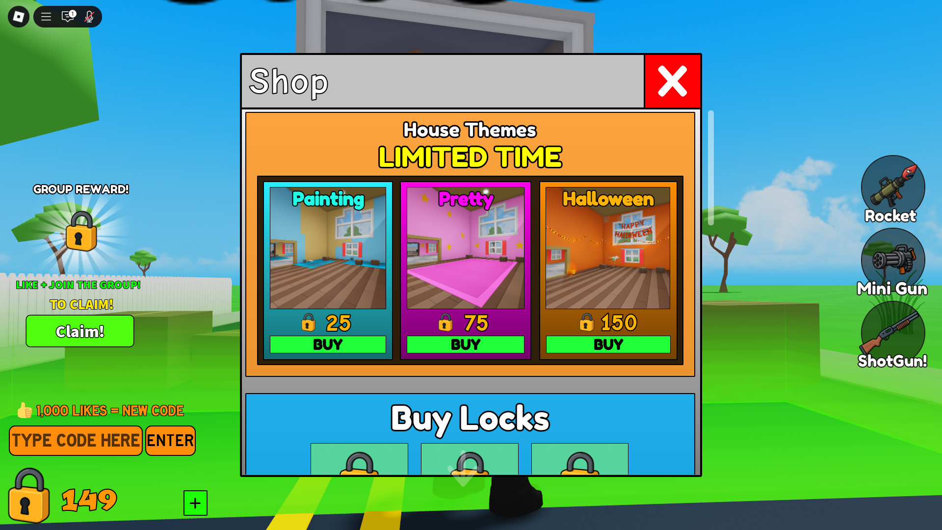 Buying new house (Image via Roblox Corporation)