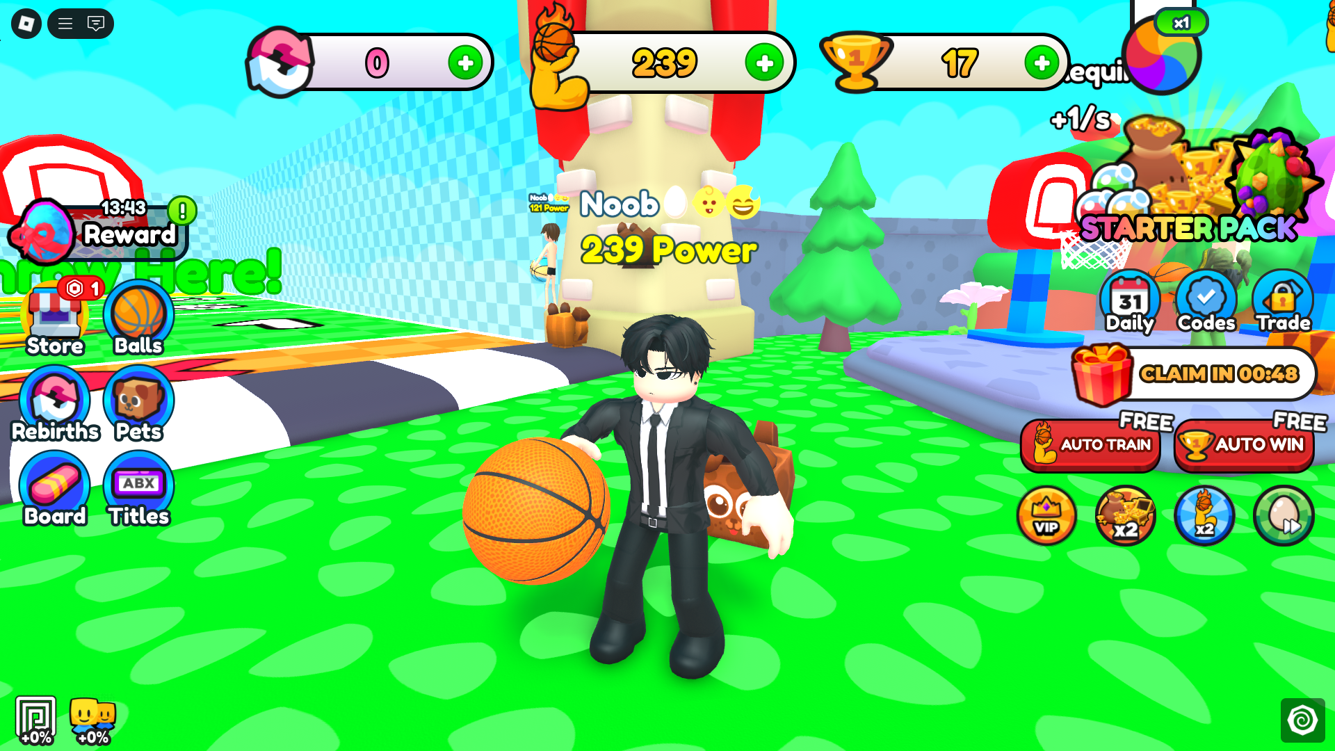 Throw a Basketball (Image via Roblox Corporation)