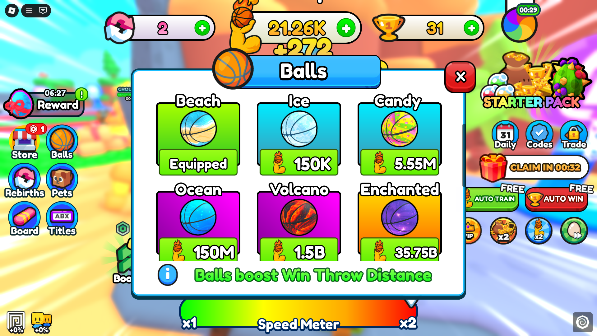 Buying new Basketball (Image via Roblox Corporation)