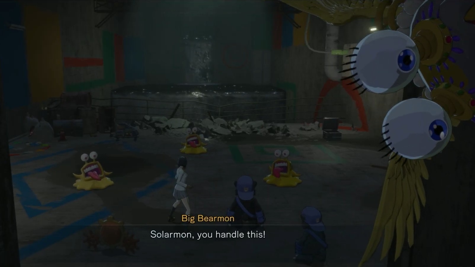 Geremon battle (Image via Bandai Namco Entertainment)