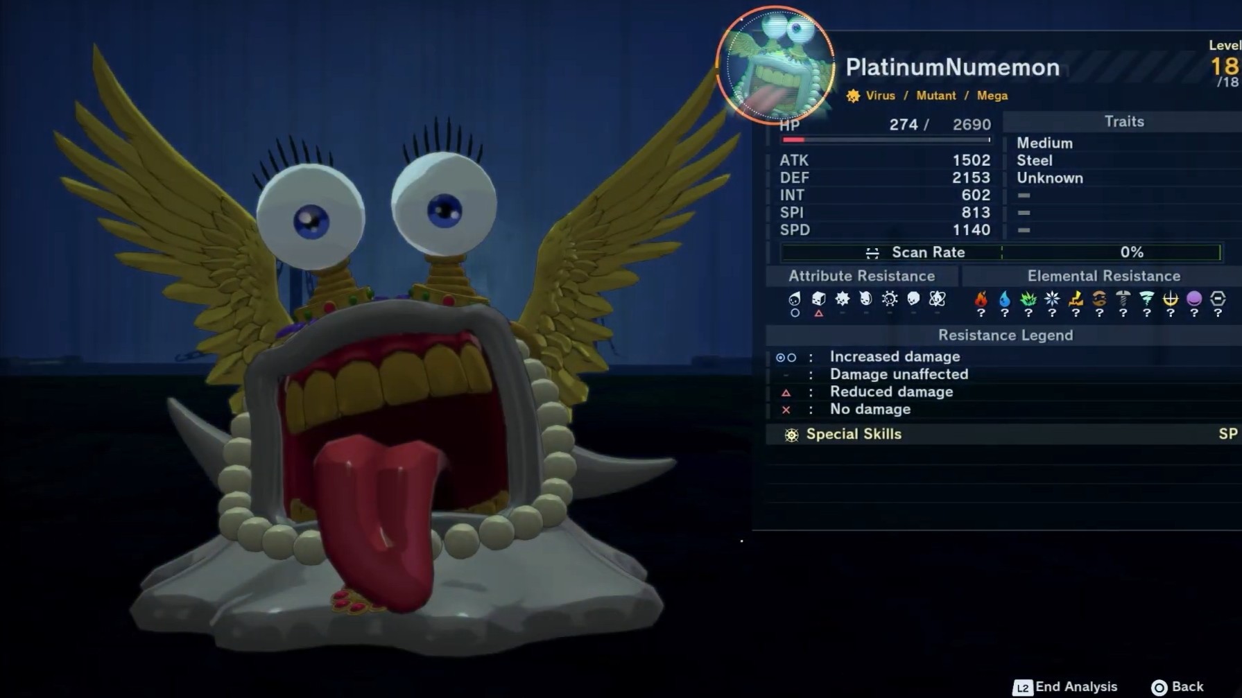PlatinumNumemon (Image via Bandai Namco Entertainment)