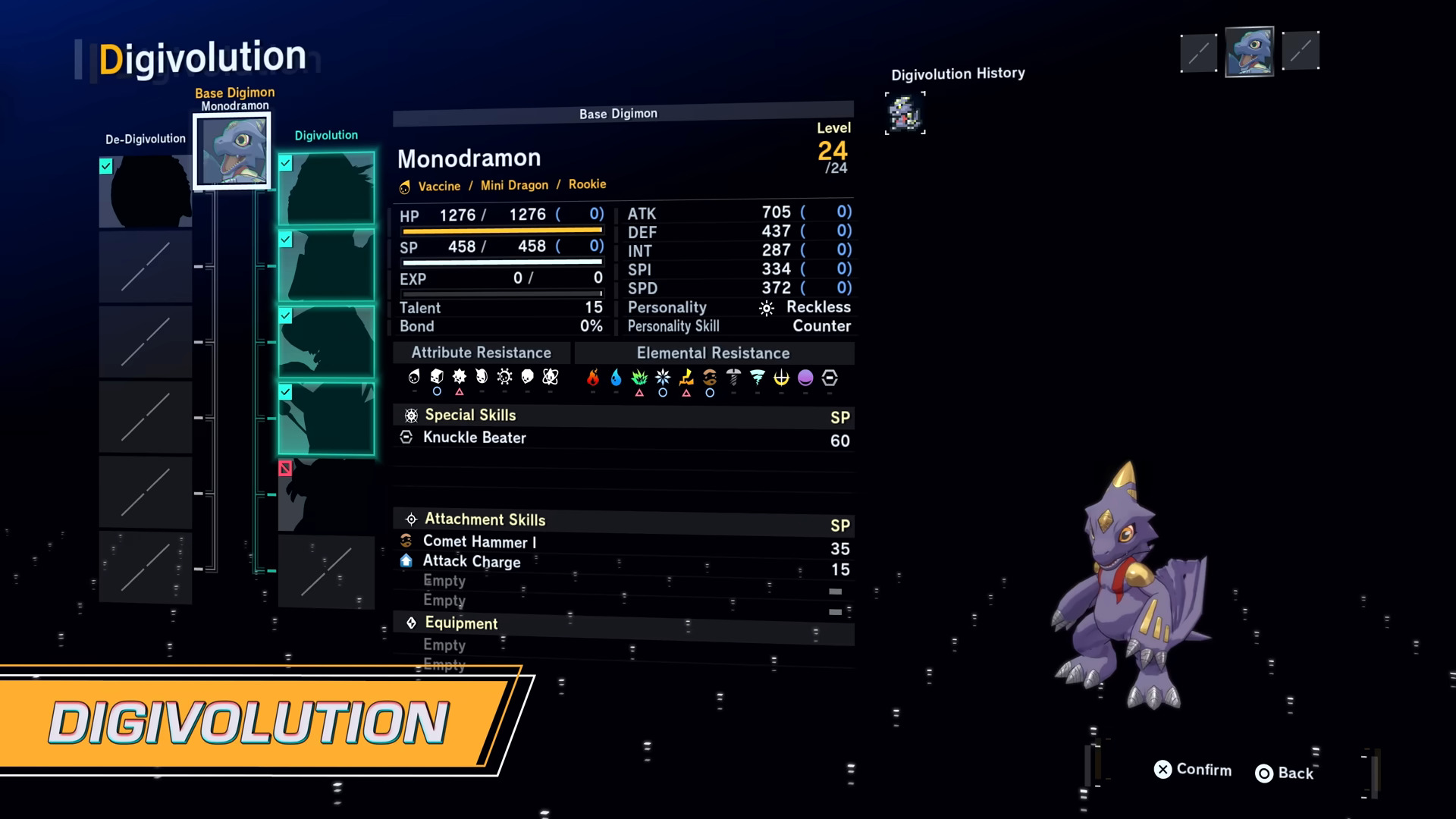 Every Digimon has a personaly in Story Time Stranger (Image via Bandai Namco Entertainment)