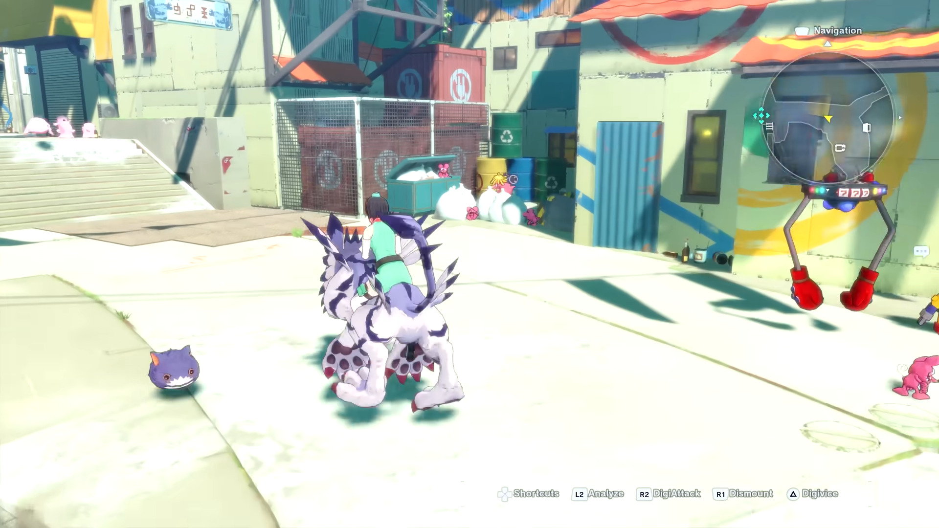 Roam around and collect Digi Jewels in Digimon Story Time Stranger (Image via Bandai Namco Entertainment)